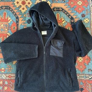 Elevate Black Fleece Zip-Up Hoodie 2X